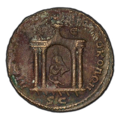 Ancient Rome AD 251-53 Provincial Trebonianus Gallus AE Octassarion RPC IX 1816