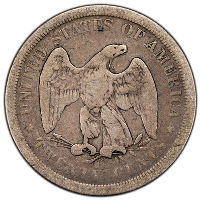 United States 1875-S 20 Cents Seated Liberty Coin