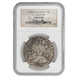Mexico Shipwreck 1783 Mo FF 8 Reales Silver Coin - NGC Genuine - El Cazador