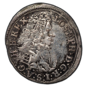 SOLD Hungary 1711 1 Poltura Silver Coin KM #252