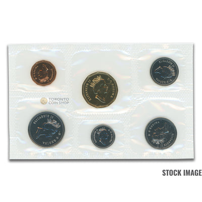 Canada 1991 6-Coin PL Proof-Like Mint Coin Set - Plastic Only