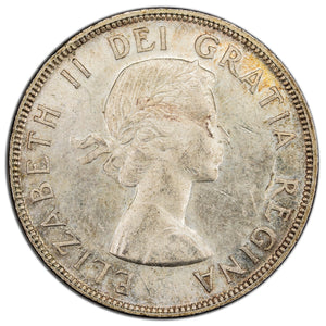 SOLD Canada 1955 $1 Silver Dollar Coin - MS-60