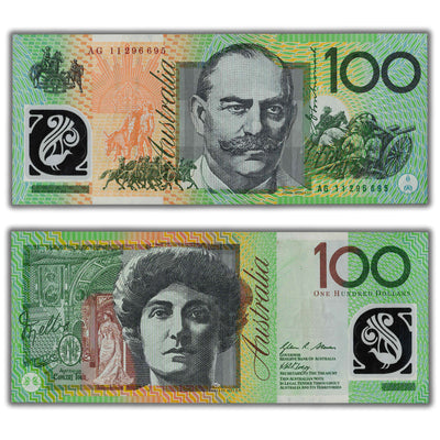 SOLD Australia N.D (2011) $100 Dollars P #61c - Lightly Circulated