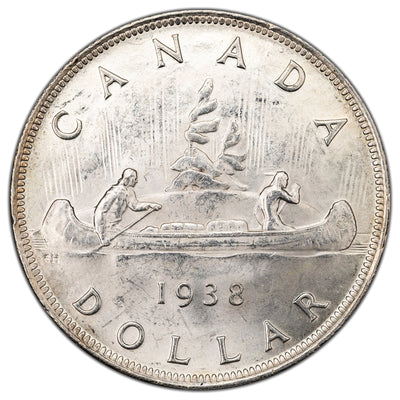 SOLD Canada 1938 $1 Silver Dollar Coin - MS-62