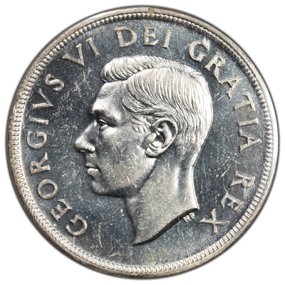 SOLD Canada 1948 $1 Silver Dollar Coin - ICCS MS-62