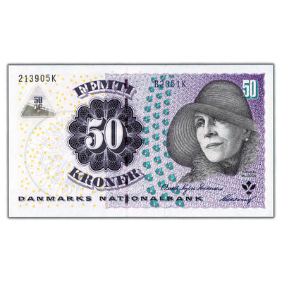 Denmark 2005 50 Fifty Kroner Note P #60b - Choice Uncirculated