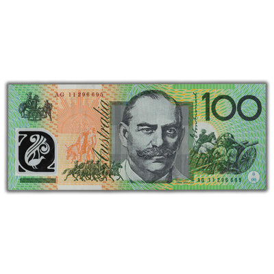 SOLD Australia N.D (2011) $100 Dollars P #61c - Lightly Circulated