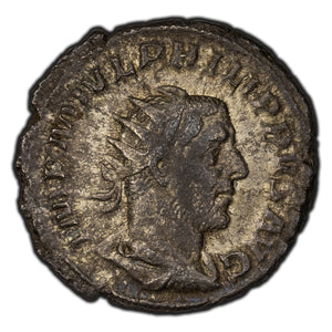 SOLD Ancient Rome AD 244-47 Philip I  AR Antioninianus RIC #28