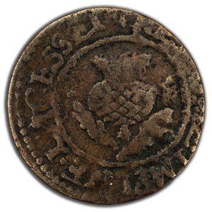 SOLD Scotland 1632-39 2 Pence Coin KM #65 - Minor Bend