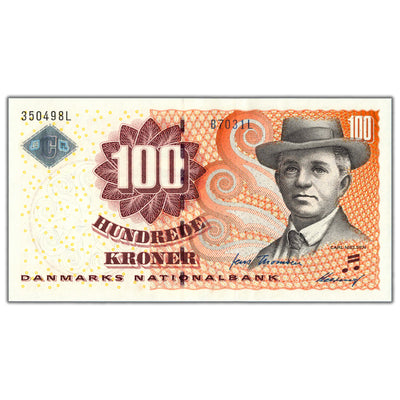 Denmark 2002 100 Kroner Note P #61a - Uncirculated