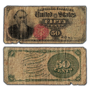 SOLD United States 4th Issue 50 Cents Fractional Note