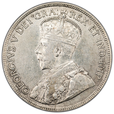 SOLD Canada 1919 50 Cents Half Dollar Silver Coin - VF-30