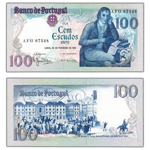 SOLD Portugal 1981 100 Escudos Note P #178 - Choice Uncirculated
