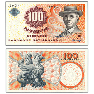 Denmark 2002 100 Kroner Note P #61a - Uncirculated