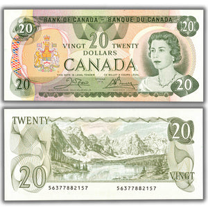 SOLD $20 1979 Bank of Canada Note Crow-Bouey BC-54b-i - Choice UNC