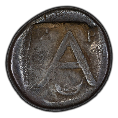 SOLD Ancient Greece 350-228 BC Peloponnesus Argos AR Triobol Coin BMC #60