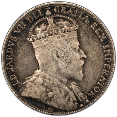 SOLD Canada 1903-H 50 Cents Half Dollar Silver Coin - F-15
