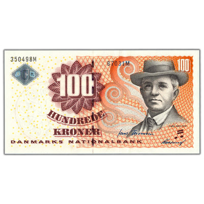 Denmark 2002 100 Kroner Note P #61a - Uncirculated