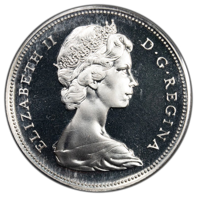 Canada 1967 $1 Silver Dollar Specimen Coin - ICCS SP-67 UHC