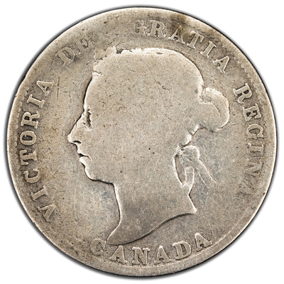 SOLD Canada 1889 25 Cents Quarter Silver Coin