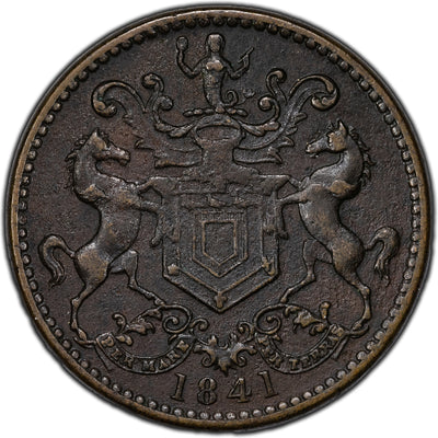 SOLD Canada 1841 Newfoundland R & I.S. Rutherford Token NF-1B2 - Corrosion