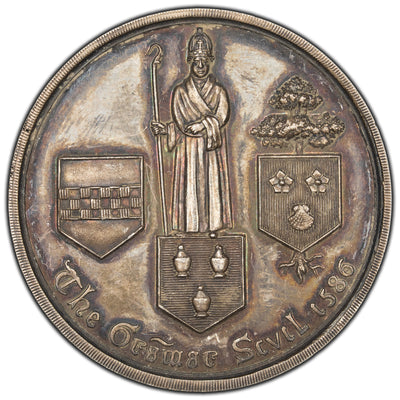 Scotland Ca. 1897 Paisley Grammar School Silver Medal 45mm