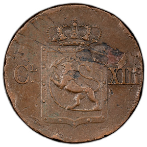 Norway 1816 Skilling Coin One Year Type! - Planchet Flaw