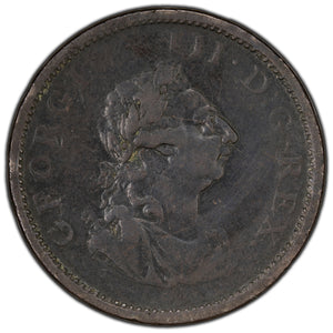 SOLD Ireland Hibernia 1805 1 One Penny Coin