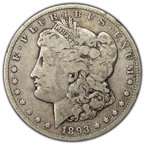 SOLD United States 1893-CC $1 Morgan Dollar Silver Coin - Key Date