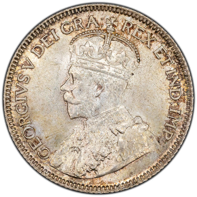 Canada 1936 25 Cents Quarter Silver Coin - MS-62