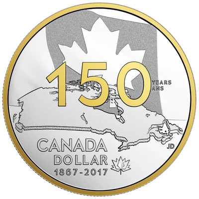Canada 2017 150th Our Home & Native Land Proof Set .9999 Fine Silver Coins (lt. toned)