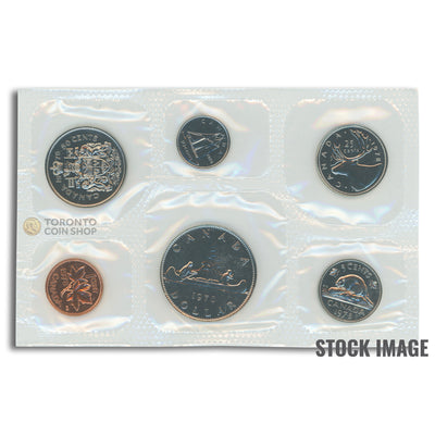 Canada 1978 Round Jewel 6-Coin PL Proof-Like Mint Coin Set - Plastic Only