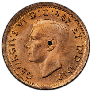 SOLD Canada 1940 1 Small Cent Coin - Choice UNC (spot)