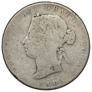 SOLD Canada 1900 50 Cents Half Dollar Silver Coin - AG
