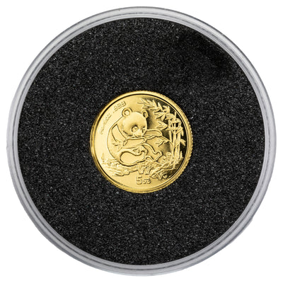 SOLD China 1994 5 Yuan 1/20oz .999 Gold Panda Coin - In Capsule