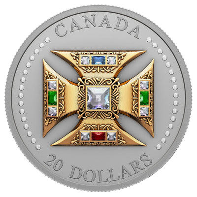 Canada 2023 $20 St. Edward's Crown .9999 Fine Silver Coin