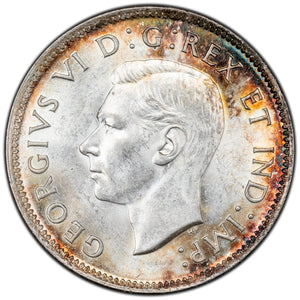 SOLD Canada 1942 25 Cents Quarter Silver Coin - MS-62