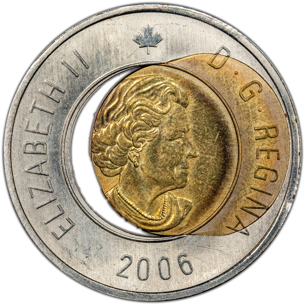 SOLD Canada 2006 $2 Two Dollar Coin - Major Off Center Core Error - The ...