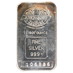 SOLD Engelhard Maple Leaf 1oz .999 Fine Silver Bar