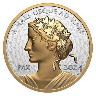 Canada 2024 $1 Peace Dollar .9999 Fine Silver Coin