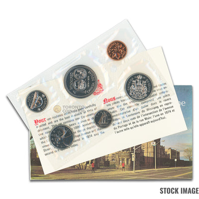 Canada 1974 6-Coin PL Proof-Like Mint Coin Set - Envelope + COA
