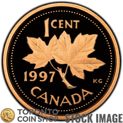 Canada 1997 1 Small Cent Coin - Proof Strike