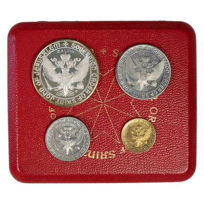SOLD Malta 1965 St John of Jerusalem 4 Coin Proof Set