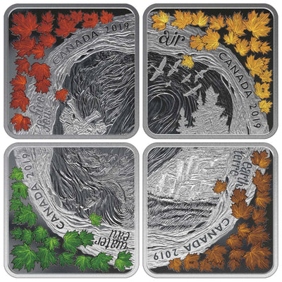 Canada 2019 $3 The Elements .9999 Fine Silver Coin Set