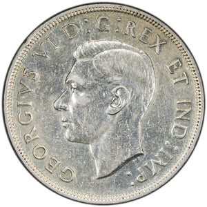 SOLD Canada 1947 Blunt 7 $1 Silver Dollar Coin - Cleaned