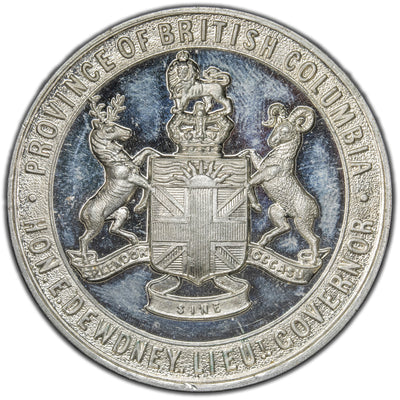Canada 1897 Victoria, BC New Parliament Buildings Lieutenant Governor Medal 37.5mm