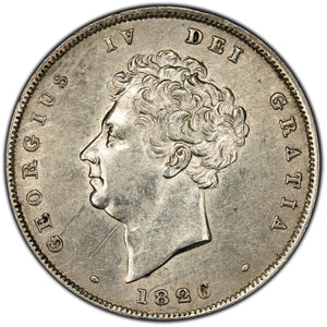 SOLD Great Britain 1826 One Shilling Silver Coin - AU
