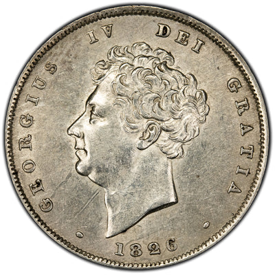 SOLD Great Britain 1826 One Shilling Silver Coin - AU