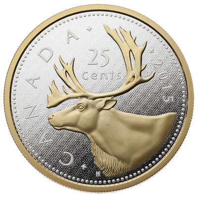 Canada 2015 25-Cents Big Coin Series 5oz .9999 Silver Coin
