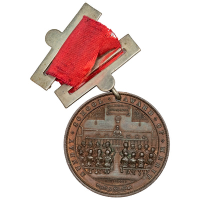 Sunday School Award of Merit 38mm Medal
